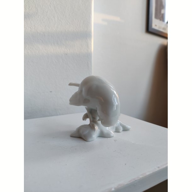 Heubach hvid porcel�nsfigur af spurv