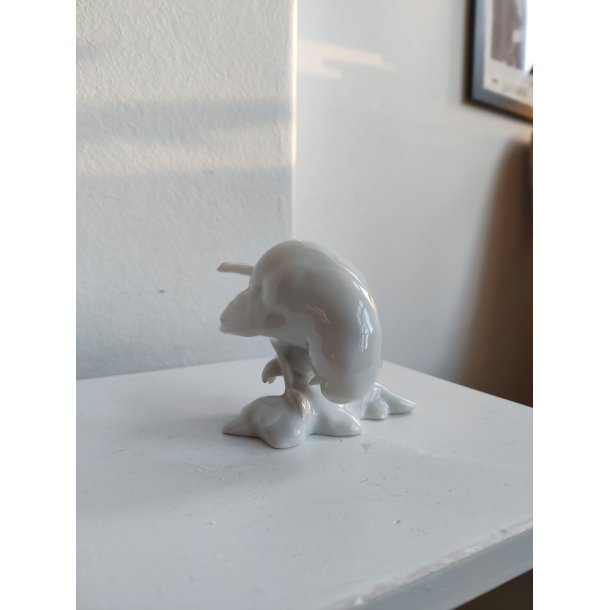 Heubach hvid porcel�nsfigur af spurv