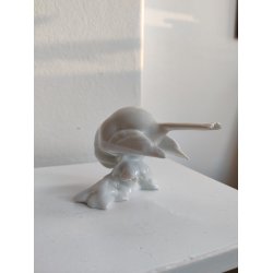 Heubach hvid porcel�nsfigur af spurv