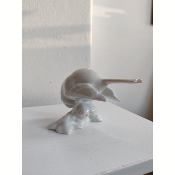 Heubach hvid porcel�nsfigur af spurv
