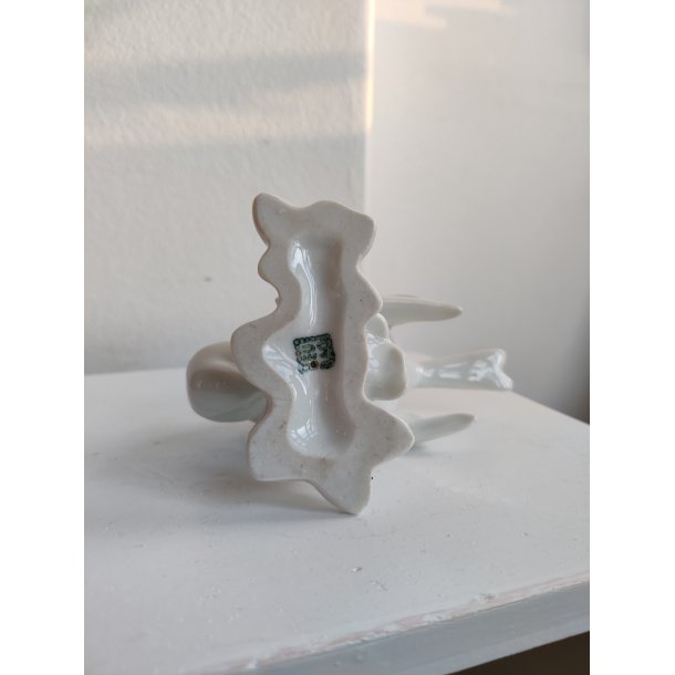 Heubach hvid porcel�nsfigur af spurv