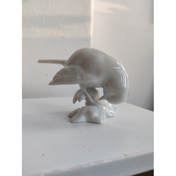 Heubach hvid porcel�nsfigur af spurv