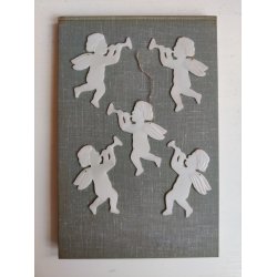 Engle i perlemors-plast, 1950'erne