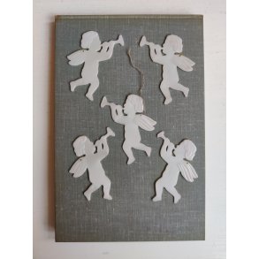 Engle i perlemors-plast, 1950'erne