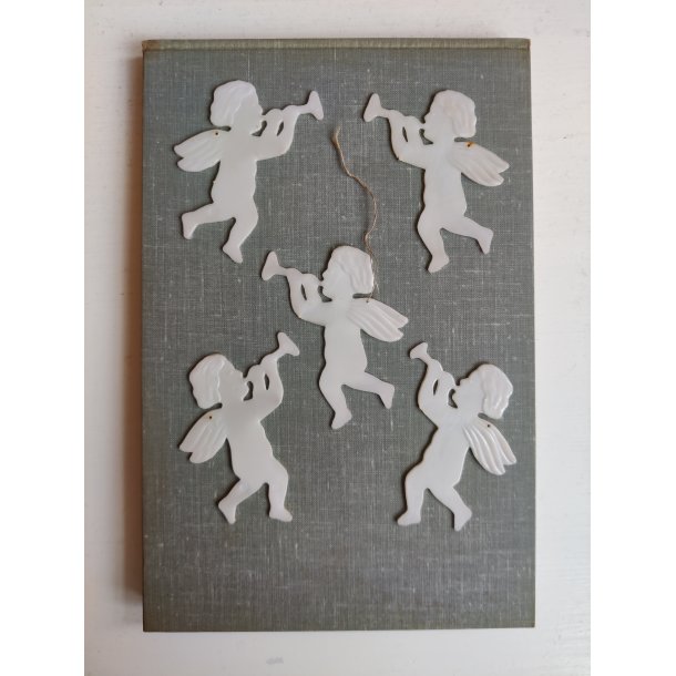 Engle i perlemors-plast, 1950'erne