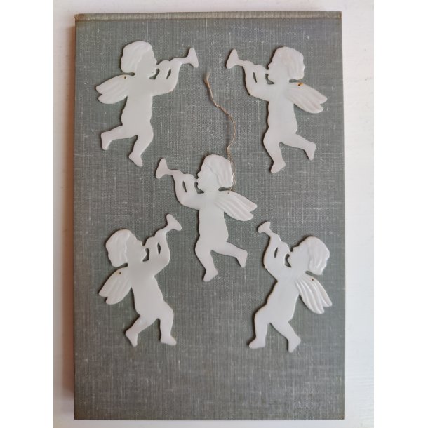 Engle i perlemors-plast, 1950'erne