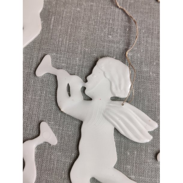 Engle i perlemors-plast, 1950'erne