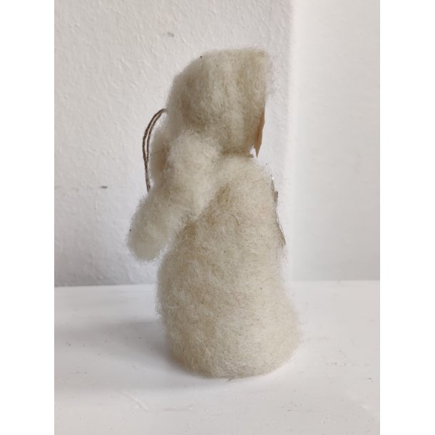 Vat-engel med gamle glansbilleder