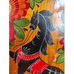 Stor h�ndmalet tr�bakke, russisk