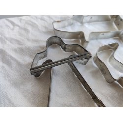 Gamle svenske peberkage udstikkere, 4 stk