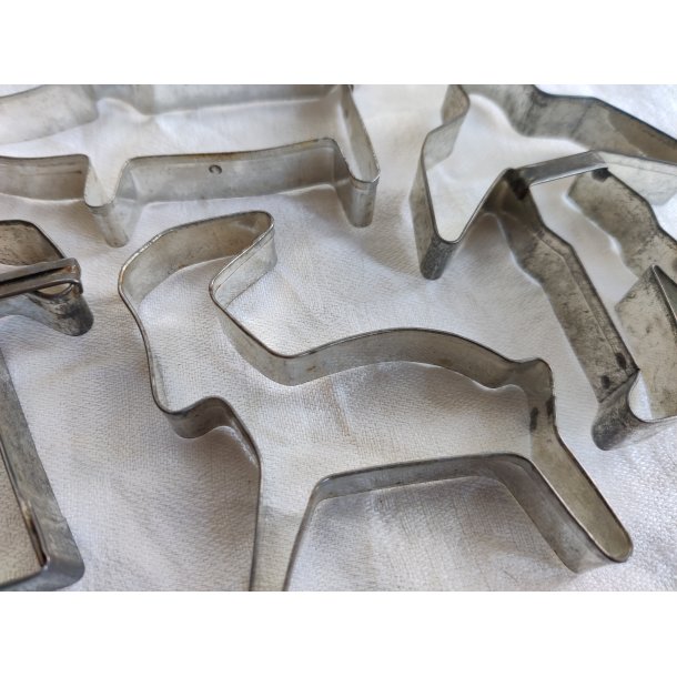 Gamle svenske peberkage udstikkere, 4 stk