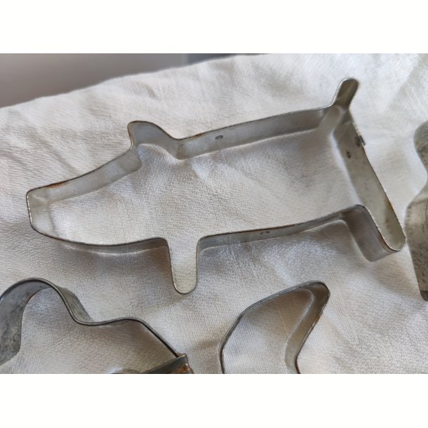 Gamle svenske peberkage udstikkere, 4 stk