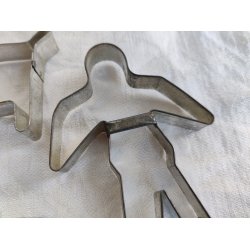 Gamle svenske peberkage udstikkere, 4 stk