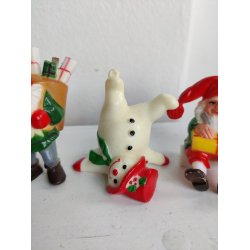 Fire vintage plastiknisser, Daells Varehus