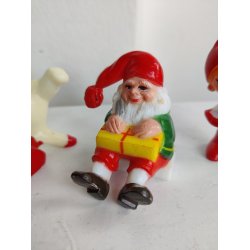 Fire vintage plastiknisser, Daells Varehus