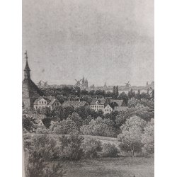 Kopenhagen antikt tryk i ramme