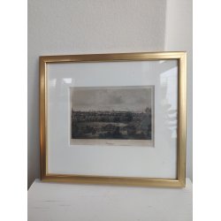 Kopenhagen antikt tryk i ramme