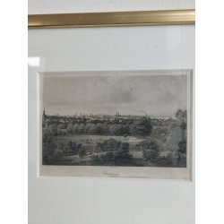 Kopenhagen antikt tryk i ramme