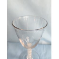 Engelsk antikt vinglas 1800-tallet