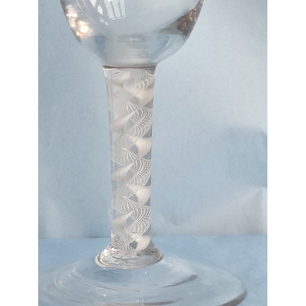 Engelsk antikt vinglas 1800-tallet