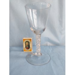 Engelsk antikt vinglas 1800-tallet