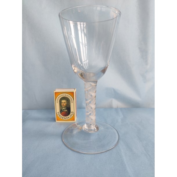 Engelsk antikt vinglas 1800-tallet