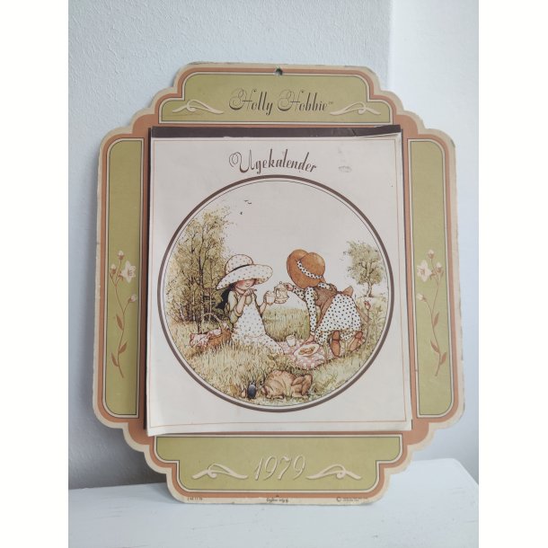 V�gkalender 1979, Holly Hobbie / Forglem mig ej