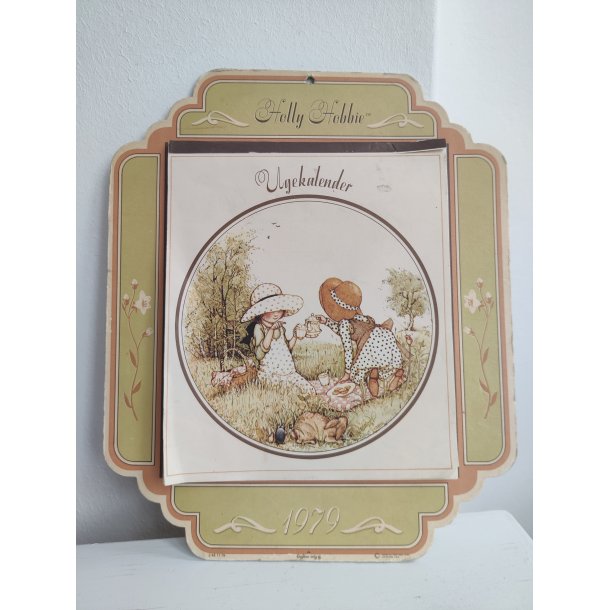 V�gkalender 1979, Holly Hobbie / Forglem mig ej