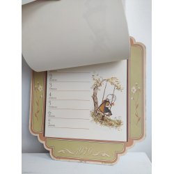 V�gkalender 1979, Holly Hobbie / Forglem mig ej