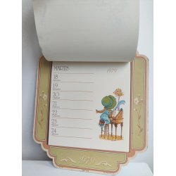 V�gkalender 1979, Holly Hobbie / Forglem mig ej