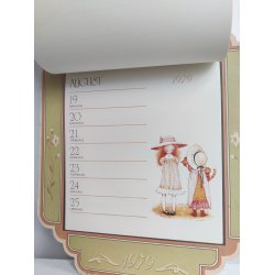 V�gkalender 1979, Holly Hobbie / Forglem mig ej
