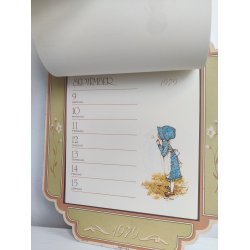 V�gkalender 1979, Holly Hobbie / Forglem mig ej