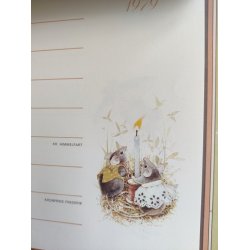 V�gkalender 1979, Holly Hobbie / Forglem mig ej