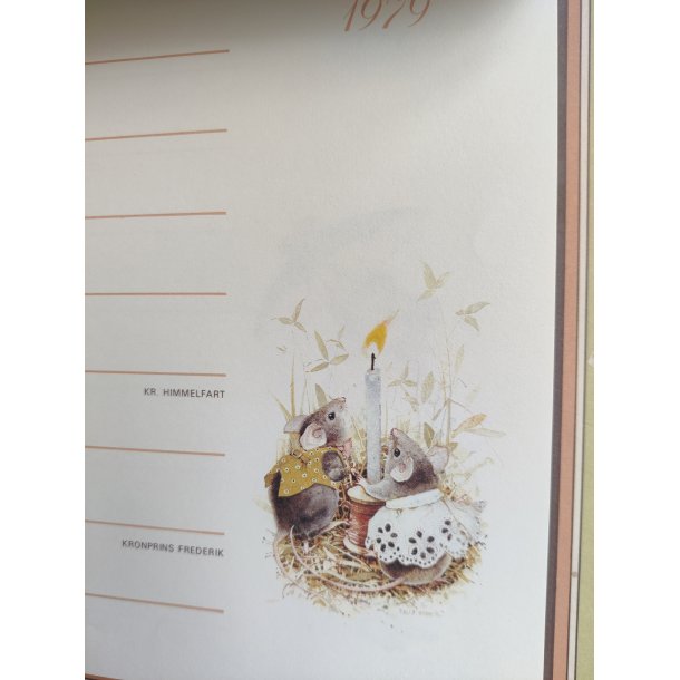 V�gkalender 1979, Holly Hobbie / Forglem mig ej