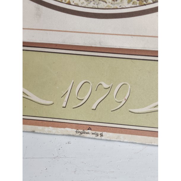 V�gkalender 1979, Holly Hobbie / Forglem mig ej