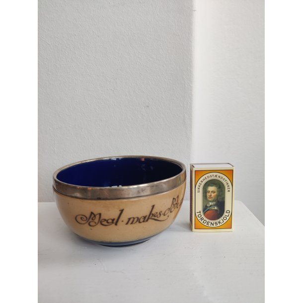 Meal makes men, Royal Doulton antik sk�l
