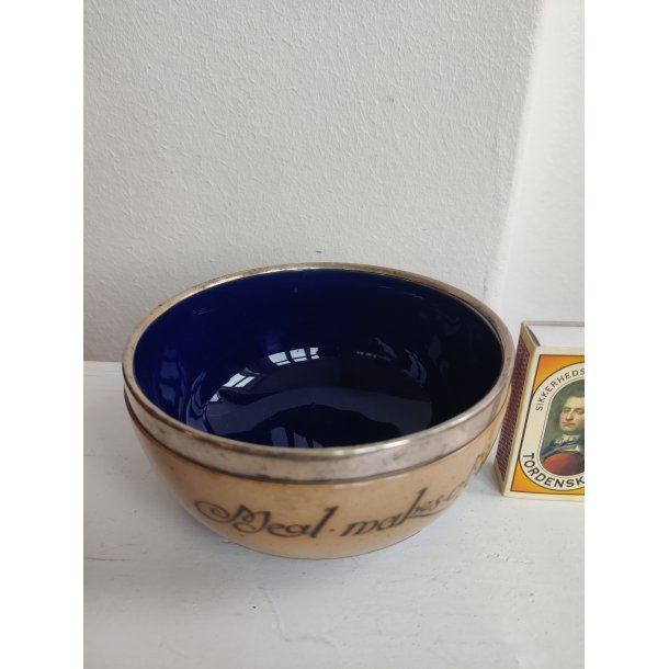 Meal makes men, Royal Doulton antik sk�l