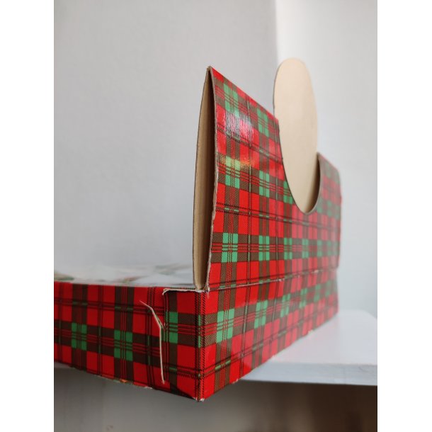 Vintage kasse med 12 mini sylteglas fra Skotland