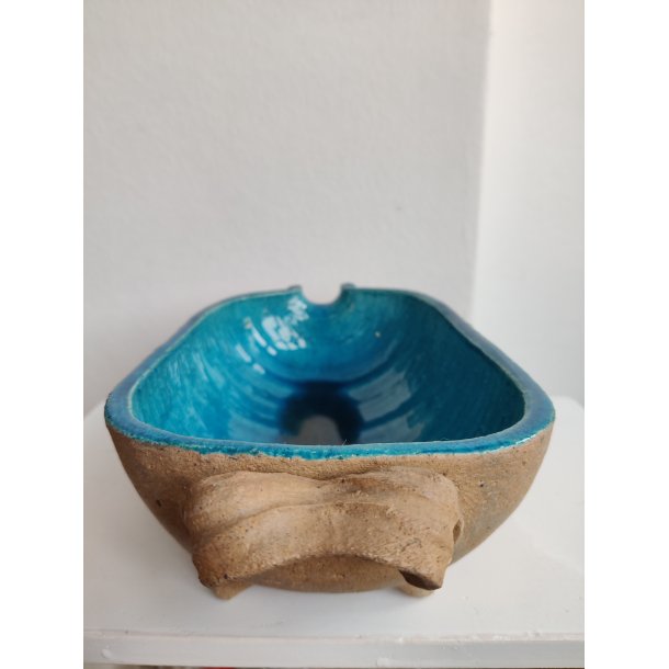 K�hler turkis gris, keramikfad af Nils K�hler