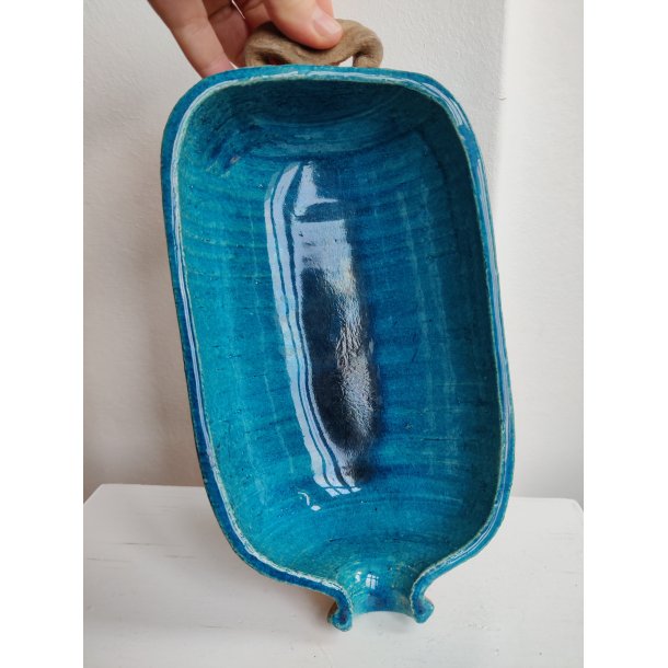 K�hler turkis gris, keramikfad af Nils K�hler