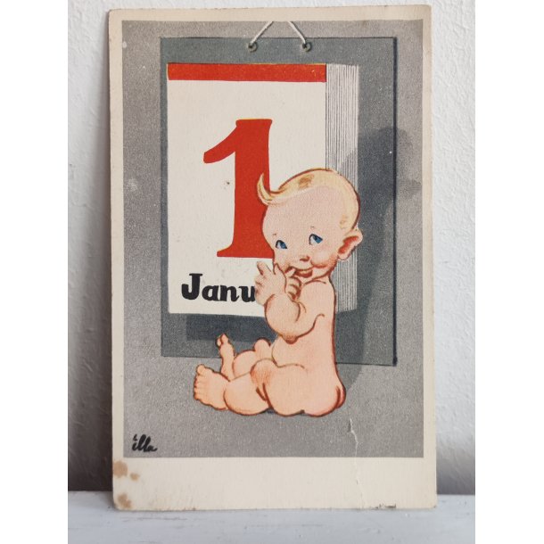 To gamle nyt�rskort, Illa, ukendt