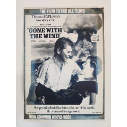 Reagan &amp; Thatcher: Gone With The Wind, politisk anti-atom plakat 1981