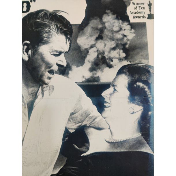Reagan &amp; Thatcher: Gone With The Wind, politisk anti-atom plakat 1981