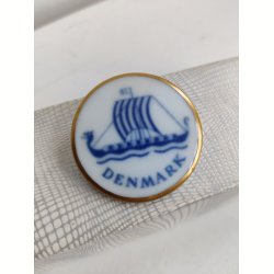 Porcel�nsbroche vikingeskib, Denmark. B&G 1978