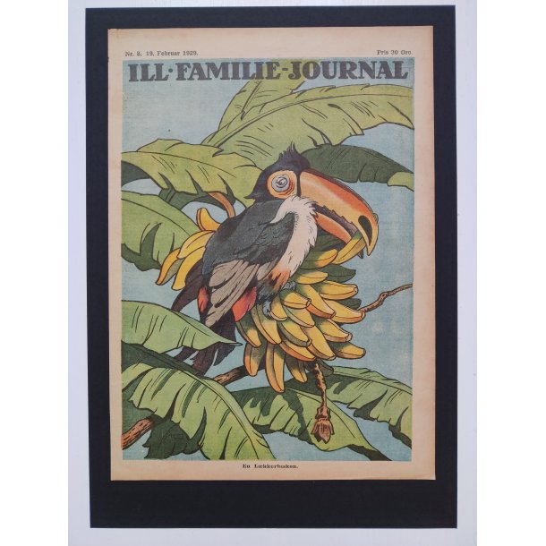 "En L�kkerbisken". Org. forside fra Familie Journal 1929