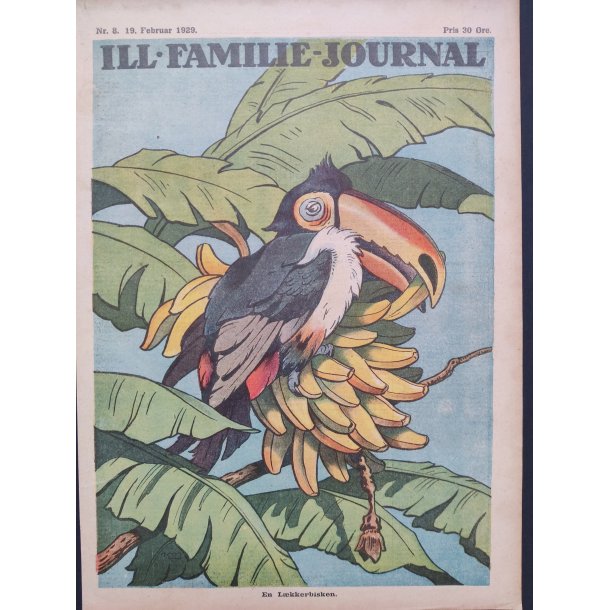 "En L�kkerbisken". Org. forside fra Familie Journal 1929
