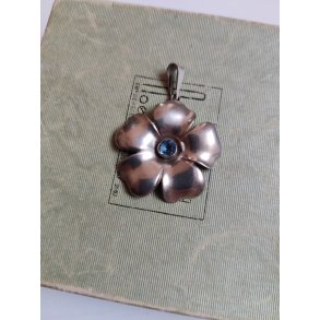 Stor vintage blomst slvvedhng 