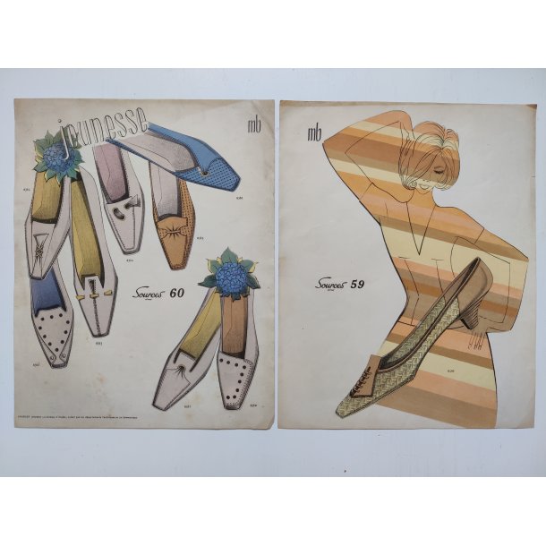 Franske skoreklamer 1960erne