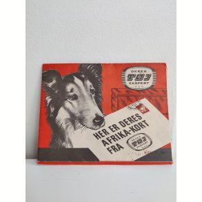 Fold-ud reklame for herret�j, 1960 m. Afrikakort