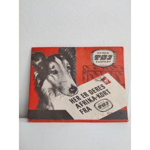 Fold-ud reklame for herret�j, 1960 m. Afrikakort